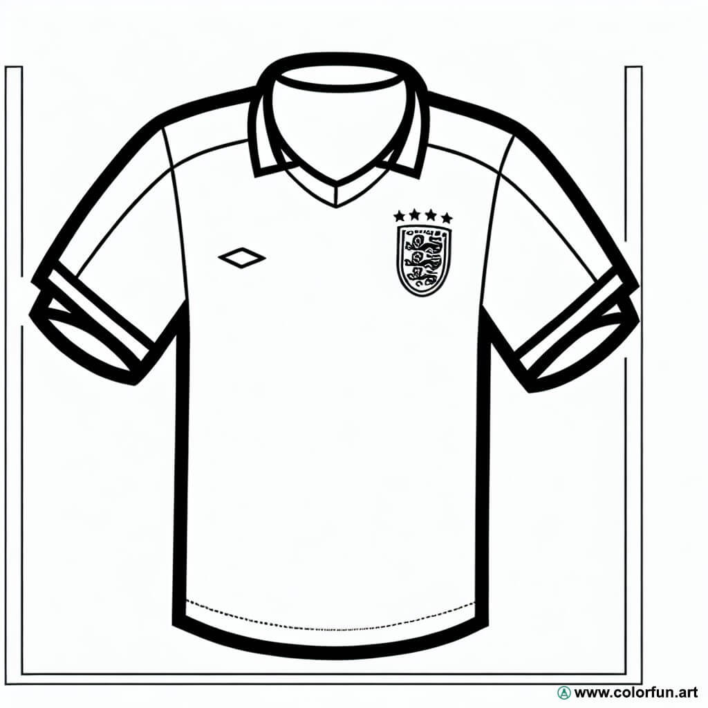 Kleurplaat Van Het Voetbalshirt Van Het Nationale Team Gratis Te kleurplaat-van-het-voetbalshirt-van-het-nationale-team-gratis-te