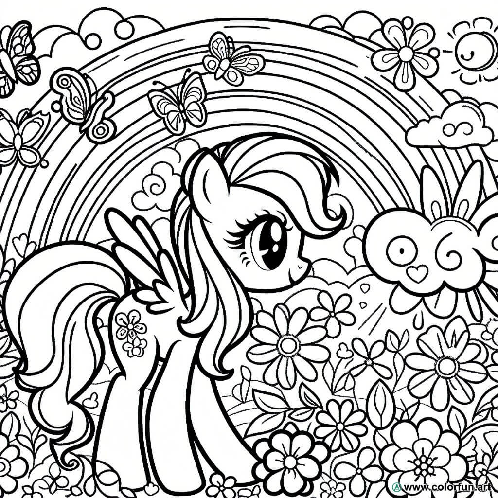 Kleurplaat My Little Pony Equestria Girl: om af te drukken en in te